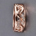 thumbnail image 5 of Silver & Stone Jewels 2Ct Round Cut CZ Women's Wedding Band Ring 14K Rose Gold Finish, 5 of 5