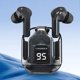 thumbnail image 5 of Auriculares inalámbricos con estilo transparente multifunción con cancelación de ruido HiFi estéreo con control táctil Bluetooth negro, 5 of 10