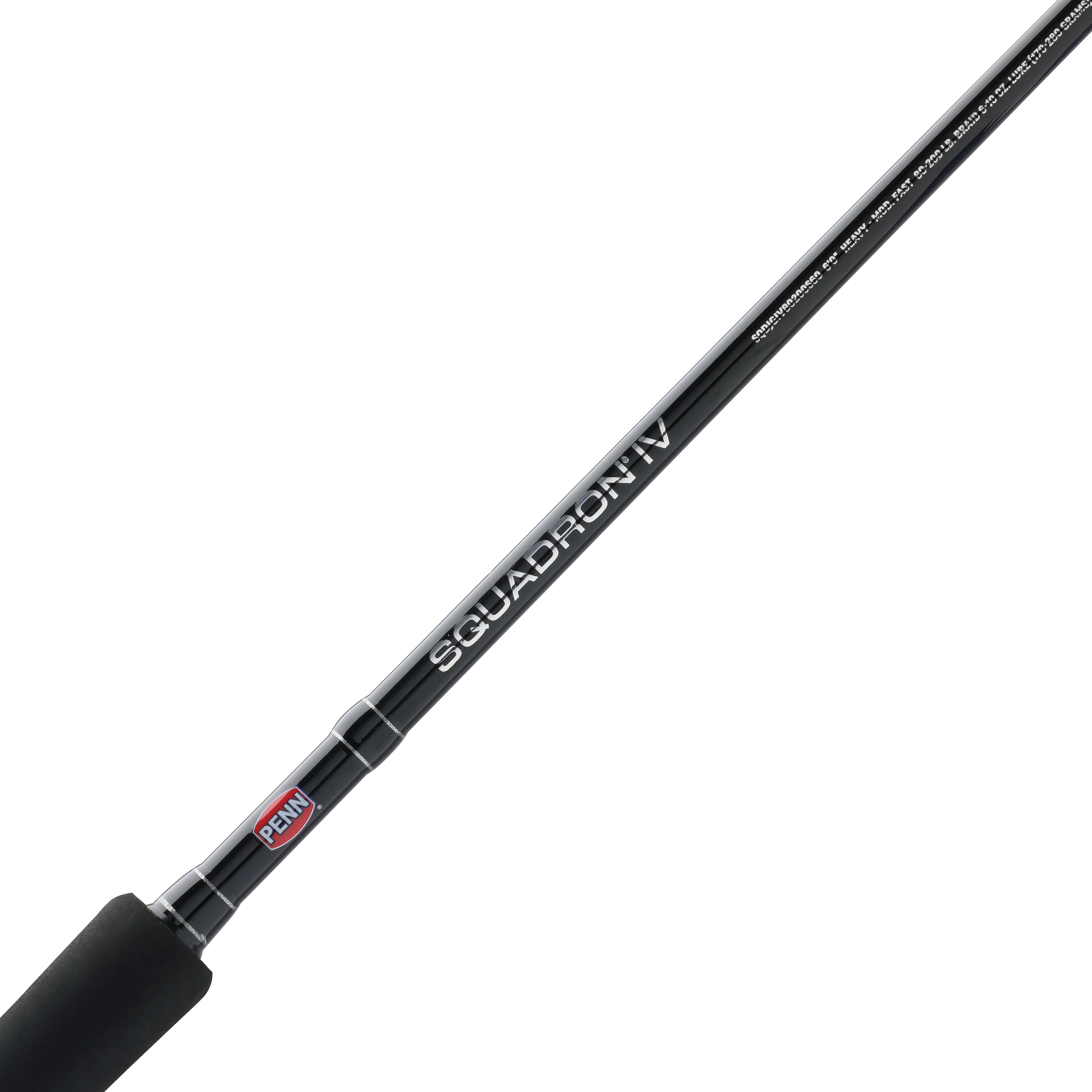 PENN Squadron IV Jig Spin Fishing Rod, 6' Heavy