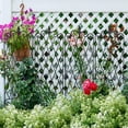 thumbnail image 6 of AMAGABELI GARDEN & HOME 4 Pack Garden Trellis 47” x 16” for Climbing Plants Outdoor Rustproof Iron Support Patio Flower Metal Trelli Wire Lattices Grid Panels for Ivy Cucumbers Clematis Roses Black, 6 of 7