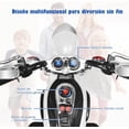 thumbnail image 4 of Moto en Estilo Chopper Costway Moto Montable Alimentada a Batería Blanco, 4 of 8