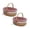 A672 A 10.2x9.8x7.9" 2Pack, variant on 2Pcs Wicker Picnic Basket With Removable Liner, Empty Picnic Baskets With Lid, Vintage-Style Picnic Hamper With Folding Woven Handle For Picnic, Camping, Outdoor, Halloween, Thanks Giving, Birthday