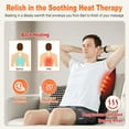 thumbnail image 2 of Massage Seat Cushion with Heat, Cooling Back Massager for Chair, Chair Massager for Full Body Massage, Deep Tissue Vibration Pad with 2 Adapters, Gifts for Dad Mom, 2 of 6