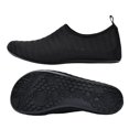 thumbnail image 6 of QWKLEAJ Striped Pattern Water Shoes for Women Men Quick-Dry Aqua Socks Swim Beach Barefoot | Yoga Exercise Wear Sport Accessories Pool Camping Must Haves River Hiking Youth Adult Black 6, 6 of 6