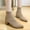 Khaki, variant on Summer Saving Clearance AXXD Mid-Calf Boots,Medium Womens Running Shoes Cowboy Boots For Women Ankle Boots Mid-Calf Fall&Winter Women Shoes For Clearence