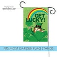 thumbnail image 3 of Toland Home Garden Get Lucky! St Pats St Patricks Day Flag Double Sided 12x18 Inch, 3 of 5