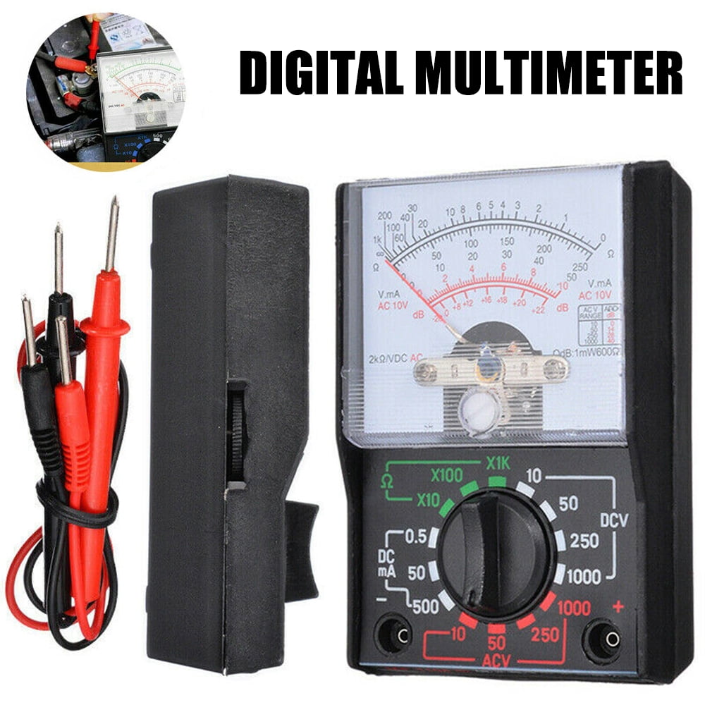Analog Multimeter AC DC Voltage Resistance Testing Instrument 