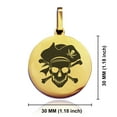 thumbnail image 2 of Stainless Steel Pirate Warrior Champion Round Medallion Keychain Circle Ring, 2 of 2