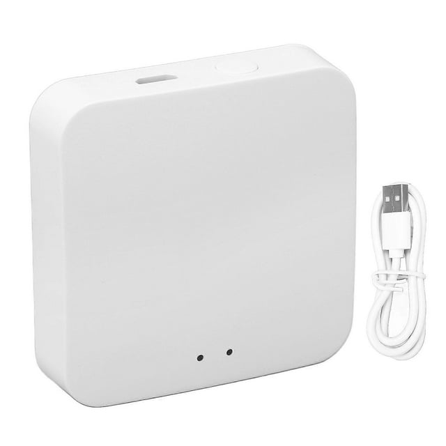 Tuya Smart Wireless Bluetooth Gateway, Voice Control, Lock, Compatible with Google Home, White