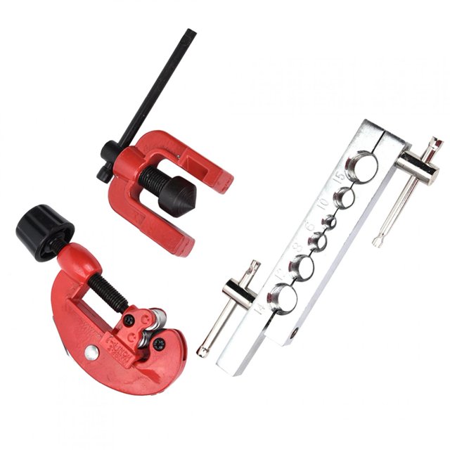 AMONIDA Steel Tube Cutter Set Riveting Tube Expander Repair Tool Equipment Maintenance