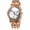 Metal White, variant on Mens Wooden Watches Luxury Metal Strap Chronograph & Date Display Quartz Watch Versatile Male Timepieces