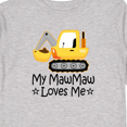 thumbnail image 4 of Inktastic My Mawmaw Loves Me Grandson Truck Boys Long Sleeve Toddler T-Shirt, 4 of 5
