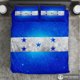 thumbnail image 1 of Juego de Cama Honduras - Bandera de Honduras Estilo Galaxia RLT8, 1 of 4