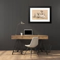 thumbnail image 4 of Benno Raffael Adam 24x17 Black Modern Framed Museum Art Print Titled - Four Sheep, 4 of 5