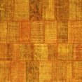 thumbnail image 1 of Ahgly Company Indoor Square Patchwork Yellow Transitional Area Rugs, 5' Square, 1 of 4