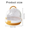 thumbnail image 5 of YIEMEEN Portable Clear Bird Parrots Transport Cage Window Ventilated Carriers Bag Breathable Bird Carriers Travel Bag, 5 of 14