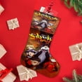thumbnail image 4 of NEON GENESIS EVANGELION Tema: Calcetines de Navidad, fino lino blanco para colgar en escaleras y chimenea, decoración navideña para el hogar, regalo de Navidad. 45cm × 32cm, 4 of 5