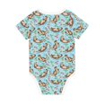 thumbnail image 6 of Pofeuu Cute Otters Print Baby Boys Short-Sleeve Bodysuit,Just Born Unisex Baby Short Sleeve Bodysuits Undershirt-2 Years, 6 of 7