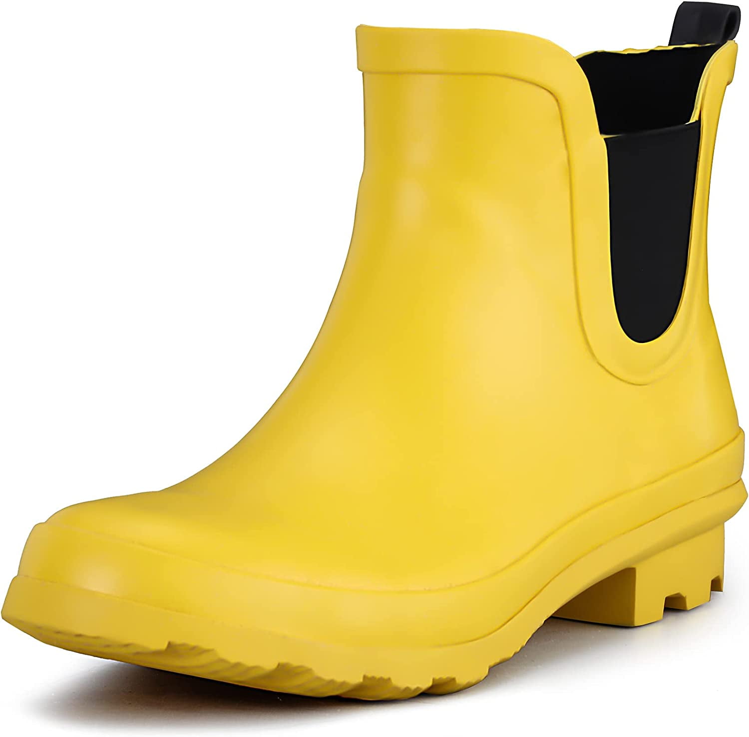 Mysoft Women's Rain Boots Yellow Anti-Slip Boots Waterproof - Walmart.com