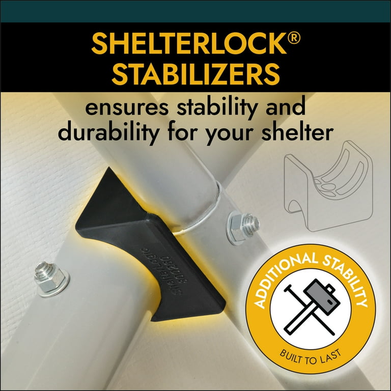 ShelterLogic Metal Carport, 16 x 36 ft. Peak-Style Outside