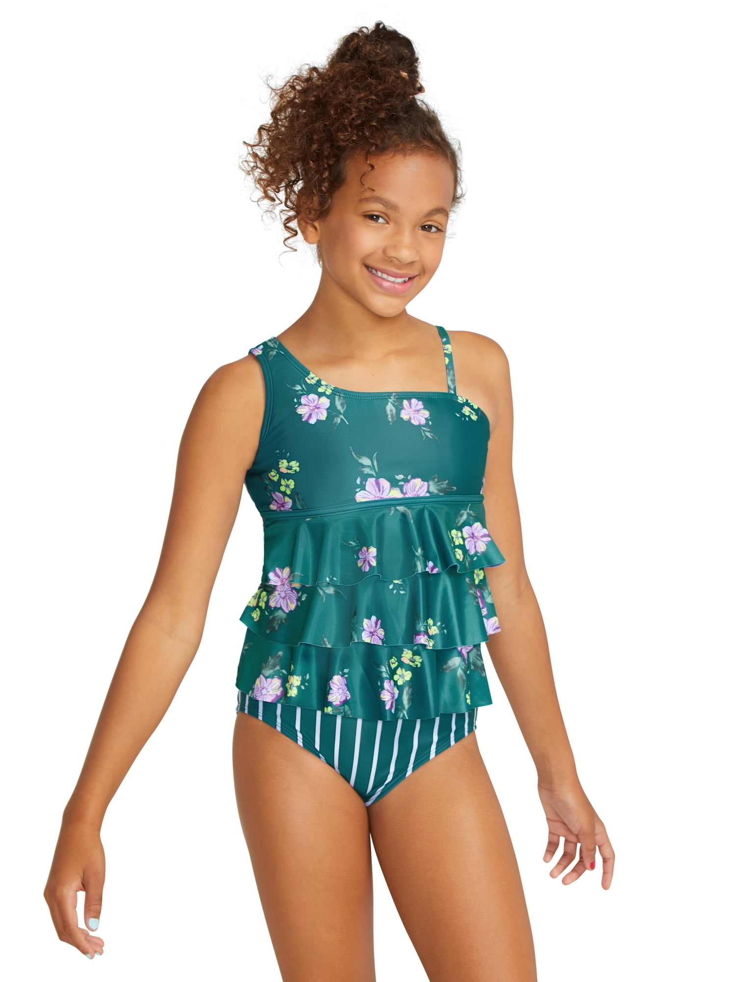 Girls One-piece Swimsuit 5 7 8 Swim suit 10 MERMAID 12 6 14 Swimwear Bathing Suit 6X Dance Leotard Gift for Grand-daughter