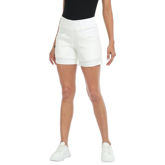 LRD Womens Golf Shorts 5 Inch Inseam Quick Dry Short with Pockets White S
