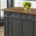 thumbnail image 4 of Homestyles Americana Wood Kitchen Island in Gray, 4 of 16