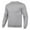 A-Grey, variant on Puliio Mens Hoodless Autumn Casual Solid Color Sweater Top Round Neck Jacket Slim Long Sleeve Minimalist Blouse Pullovers