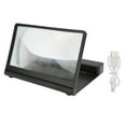 thumbnail image 2 of Lupa De Pantalla De Teléfono, Amplificador De Pantalla ABS, Lente Fresnel De Alta Definición Que Conserva Los Ojos A Prueba De Radiación Con Altavoz Bluetooth Para Juegos Para, 2 of 8