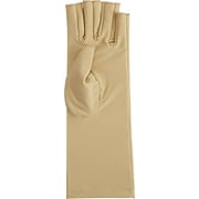 Rolyan - 55228 Compression Glove, Fingerless Compression Glove for Arthritis for Men & Women, Arthritis Compression Gloves for Carpal Tunnel, Compression Glove for Swelling, Left Hand, Medium, Open Fi