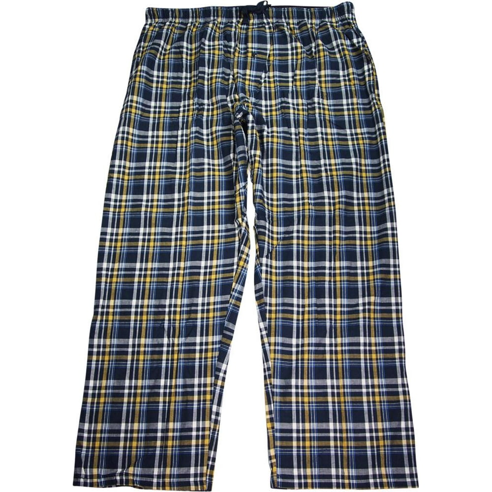 Hanes Hanes Mens Cotton Blend Woven Sleep Lounge Pajama Pant 3