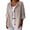 Light Ashy, variant on Womens Fashion Summer Essentials Clothing Linen Shirts for Women Summer Cotton Linen V Neck 3/4 Sleeve Tops Loose Vacation Beach Solid Blouses Tops