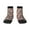 3 Black, variant on Foxes Pattern Quarter Crew Socks,Toe Seamed Ankle Socks,Cotton Cushioned Breathable Athletic Crew Sports Socks