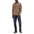 thumbnail image 2 of Wrangler® Men's and Big Men's Regular Fit Long Sleeve Fashion Twill Plaid Shirt, Sizes S-2XL, 2 of 3