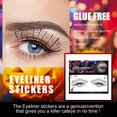 thumbnail image 3 of Delineador de ojos para Halloween 1 par de pegatinas telaraña murciélago Wdftyju sombra de ojos tatuaje pegatina Festival maquillaje de Halloween herramientas de belleza, 3 of 7