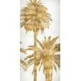thumbnail image 2 of Bennett, Kate 14x24 Black Ornate Wood Framed with Double Matting Museum Art Print Titled - Golden Palms Panel IV, 2 of 4