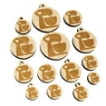 thumbnail image 1 of Baking Mixer with Heart Baker Wood Mini Charms Shapes DIY Craft Jewelry - No Hole - 14mm (26pcs), 1 of 7