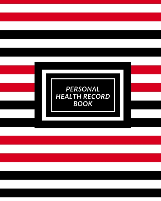 Personal Health Record Book Medical History Book, Personal Health