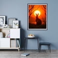 thumbnail image 7 of Diamond Art Kit for Adults, Rabbit Silhouette Sunset Serenity Diamond Painting for Adults Beginners, DIY Diamond Art Painting Kits, 5D Diamond Painting Crafts for Home Decor 12x16 Frameless, 7 of 7