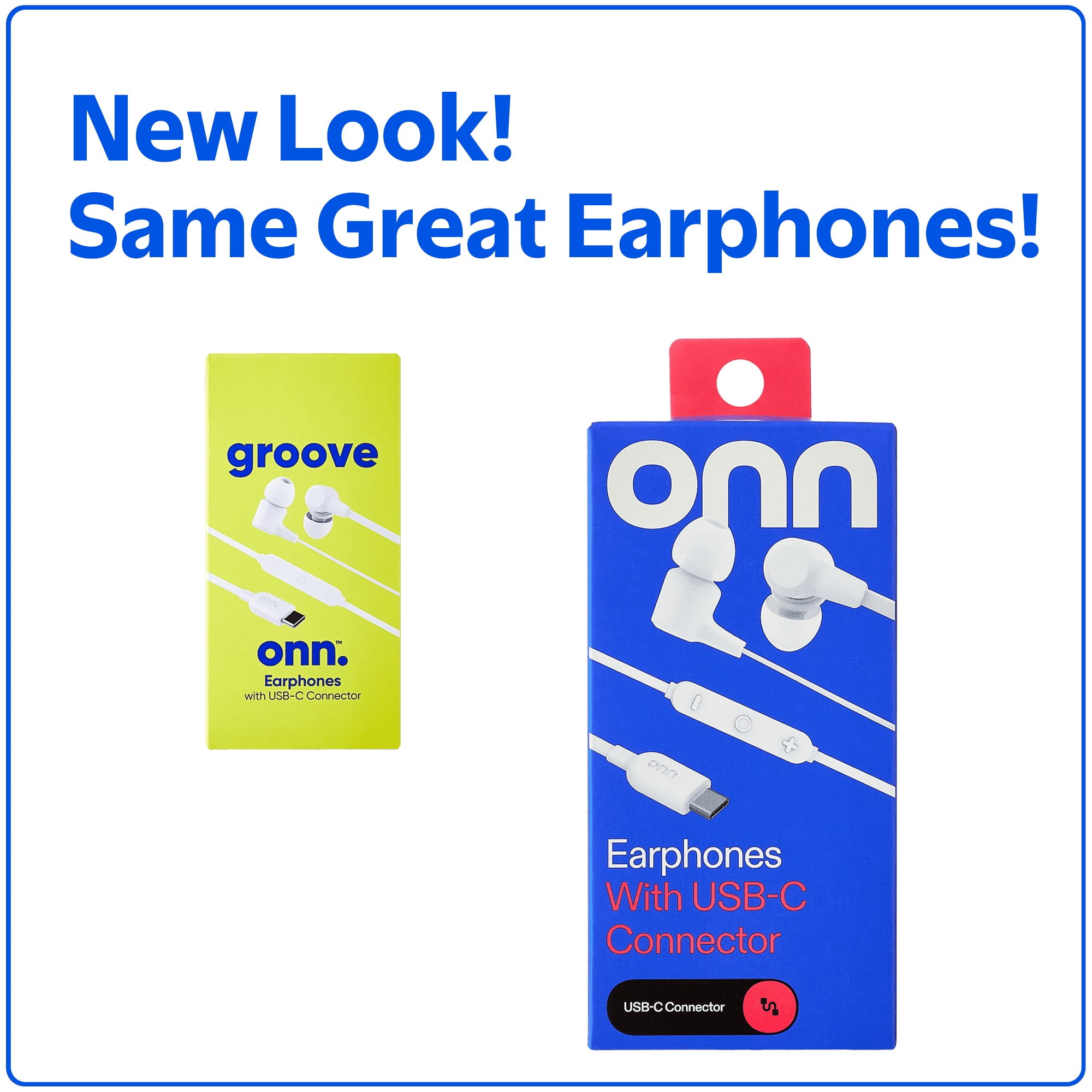 onn Earphones with USB-C Connector