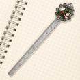 thumbnail image 3 of Christmas Elegant Silver Lace-Edged Bookmark: a Delightful Gift for Book Lovers, 3 of 5