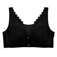 thumbnail image 2 of Gymayou Wire-Free Minimizer Bra for Full Figure Women Thin Breathable Full Coverage Anti-Sagging Bra with Side Support Comfort Bras Black 2XL, 2 of 7