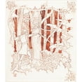 thumbnail image 3 of Walter Crane 12x14 Black Modern Framed Museum Art Print Titled - Prince Charming in the Forest, 3 of 5