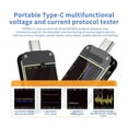 thumbnail image 4 of Type-C PD Trigger USB-C Voltmeter Ammeter Fast Charging Protocol Test Type-C Meter Power Bank Tester With PC Software ,Live Data, 4 of 6