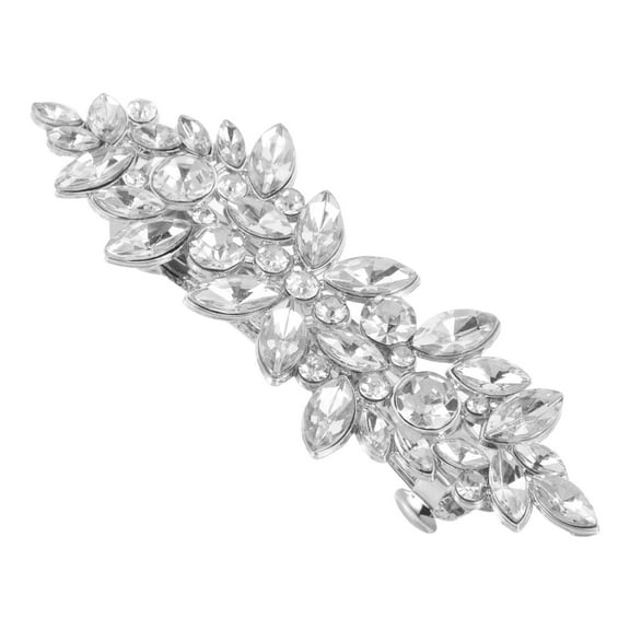 OFFIGAM Sparkly Glitter Hair Clips Stylish Flair Alloy Rhinestone Hair Clip Headdress for Bridesmaids 1Pack
