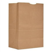 Ross & Wallace Paper Products Grocery Paper Bags, 1/6 BBL Size, Heavy-Duty, 52# Basis Weight, 12" x 7" x 17", Kraft, 500/Bundle
