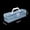 white-A, variant on Clear Plastic 3 Layer Storage Organizer Foldable Toolbox for Sewing Kit Crafts Art Supplies