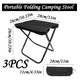 thumbnail image 3 of 3 Banco Plegable Multiusos Ligero Para Camping Y Senderismo Xtellar negro, 3 of 3