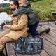 thumbnail image 4 of LEO Bolsa de pesca Oxford Carrete Señuelos Almacenamiento Cintura Bolsa (Camuflaje de noche oscura) Ndcxsfigh Para Estrenar, 4 of 6