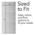 thumbnail image 3 of Resilia - Deluxe Clear Vinyl, Plastic Floor Runner/Protector for Deep Pile Carpet - Skid-Resistant, Swirl Spiral Pattern, (36 Inches Wide x 12 Feet Long), 3 of 9